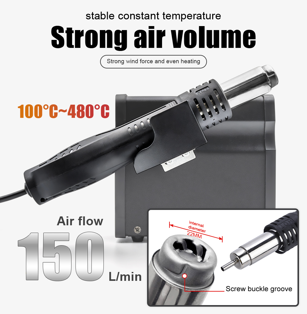 JCD Pistola Ad Aria Calda 858D - Hot Air Station 858 recensione e prezzo
